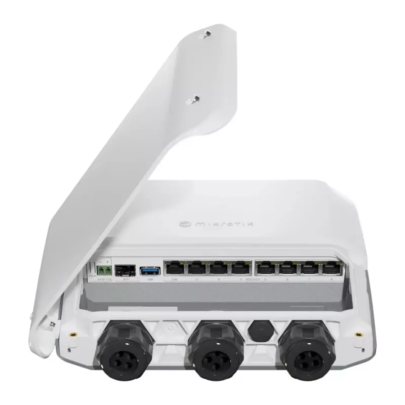 Vadu maršrutētājs MikroTik RB5009UPr+S+OUT