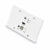 Lindy 150m Cat.6 HDMI 4K60 & Type C HDBaseT EU sienas plates KVM paplašinātājs, raidītājs