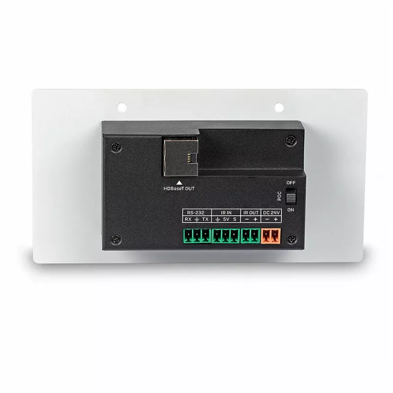 Lindy 150m Cat.6 HDMI 4K60 & Type C HDBaseT EU sienas plates KVM paplašinātājs, raidītājs
