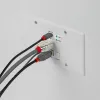 Lindy 150m Cat.6 HDMI 4K60 & Type C HDBaseT EU sienas plates KVM paplašinātājs, raidītājs