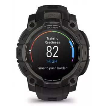 Viedpulkstenis Garmin Instinct 3 AMOLED melns