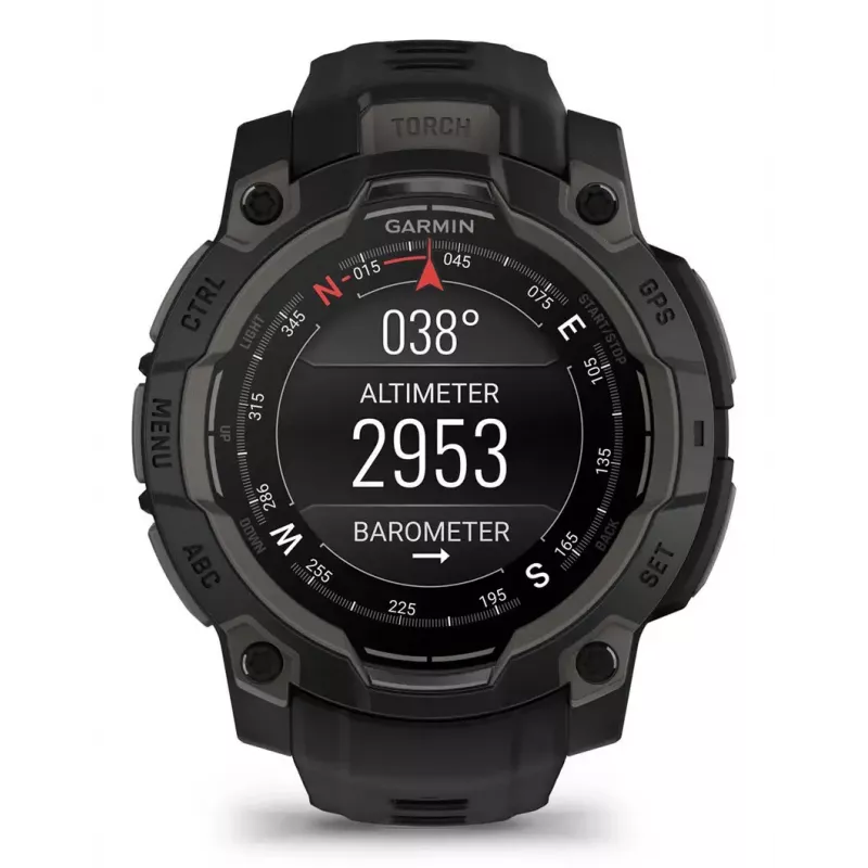 Viedpulkstenis Garmin Instinct 3 AMOLED melns