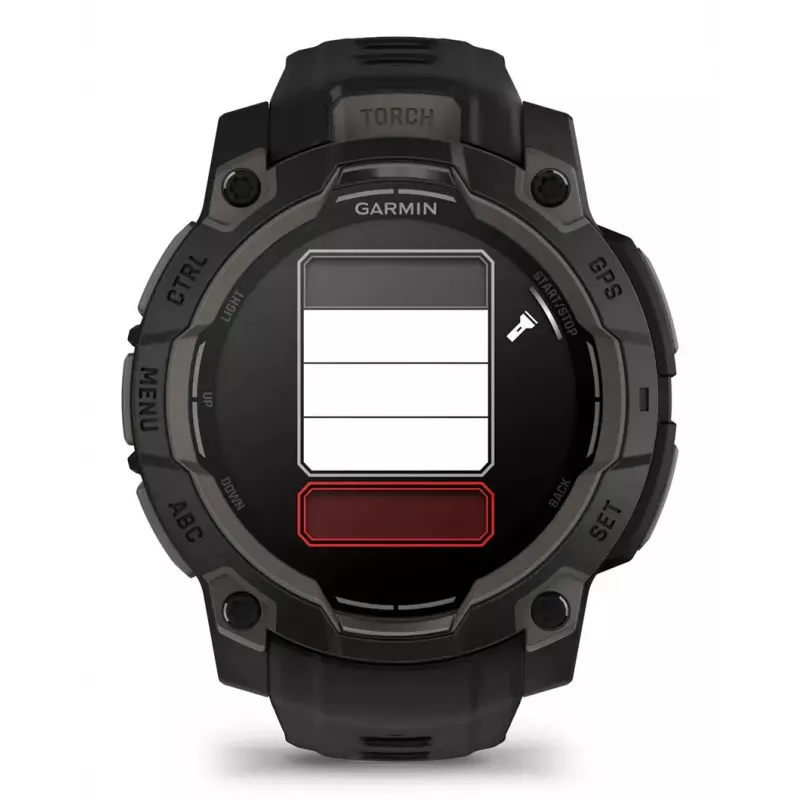 Viedpulkstenis Garmin Instinct 3 AMOLED melns
