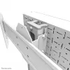 Neomounts FL50S-825WH1 TV ratiņi 37-75 collu - TÜV