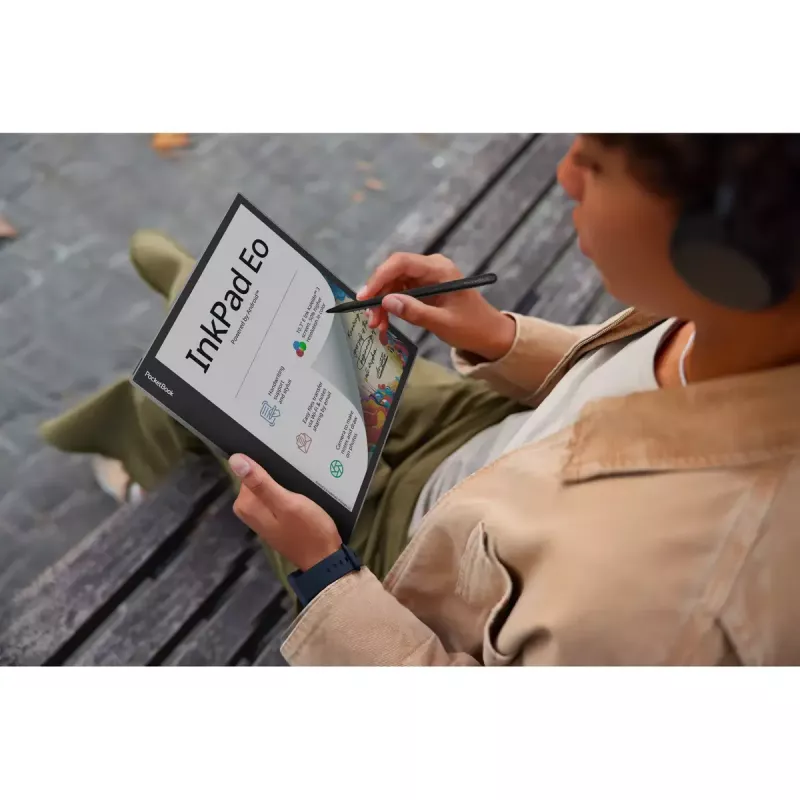 E-grāmatu lasītājs PocketBook InkPad Eo 10.3 collas 64 GB Wi‑Fi — 10.3 collu E Ink Kaleido, skārienjūtīgs ekrāns, MicroSD