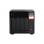 QNAP TS-473A NAS Tornis Ryzen Embedded V1500B 8 GB DDR4 0 TB QNAP Turbo System Melns