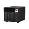 QNAP TS-473A NAS Tornis Ryzen Embedded V1500B 8 GB DDR4 0 TB QNAP Turbo System Melns
