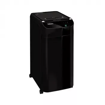 Papīra smalcinātājs Fellowes 100135793 — konfeti griezums 4 x 38 mm, 68 L grozs, melns