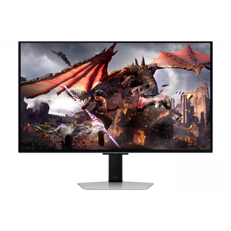Monitors Samsung G80SD 32 collu OLED 3840 x 2160 16:9 0,03 ms USB 3.2 Gen 1 VESA ar augstuma regulēšanu sudraba krāsā
