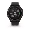 Sporta viedpulkstenis GARMIN fenix 8 Black — 51 mm korpuss, safīra stikls, Solar, GPS, 32 GB, 10 ATM, 1,3 collu displejs