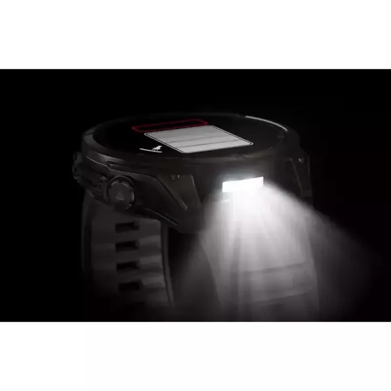 Sporta viedpulkstenis GARMIN fenix 8 Black, 47 mm korpuss, AMOLED 1,4 collas, safīra stikls, GPS/GLONASS/Galileo, 16 dienu akumulators