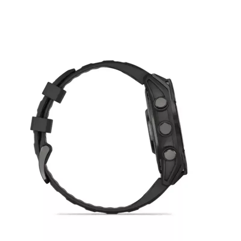 Sporta viedpulkstenis GARMIN fenix 8 Black, 47 mm korpuss, AMOLED 1,4 collas, safīra stikls, GPS/GLONASS/Galileo, 16 dienu akumulators