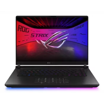 ASUS ROG Strix SCAR 16 G635LX-RW042W Intel Core Ultra 9 275HX klēpjdators 40,6 cm (16 collu) WQXGA 64 GB DDR5-SDRAM 2 TB SSD NVIDIA GeForce RTX 5090 Wi-Fi 7 (802.11be) Windows 11 Home Melns