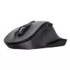 TRUST Fyda Office labās rokas bezvadu pele — RF + Bluetooth, optiska 2400 DPI, 6 pogas, melna