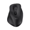 TRUST Fyda Office labās rokas bezvadu pele — RF + Bluetooth, optiska 2400 DPI, 6 pogas, melna