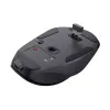 TRUST Fyda Office labās rokas bezvadu pele — RF + Bluetooth, optiska 2400 DPI, 6 pogas, melna