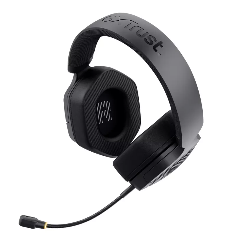 Austiņas TRUST GXT 493PS Carus — vadu un bezvadu (Bluetooth), apkārtauss, galvas stiprinājums, 20–20000 Hz, 1,2 m, melnas