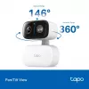 Novērošanas kamera TP-LINK Tapo C206 – iekštelpām/ārtelpām 1080p HD, panoramēšana un slīpums, nakts redzamība, divvirzienu audio