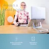 R-Go Tools klēpjdatora statīvs R-Go Riser Basic, salokāms un regulējams klēpjdatora pacēlājs, alumīnija, sudrabots