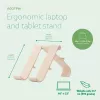R-Go Tools portatīvā datora un planšetdatora statīvs R-Go Treepod, ergonomisks un modulārs, regulējams, bio bāzēts