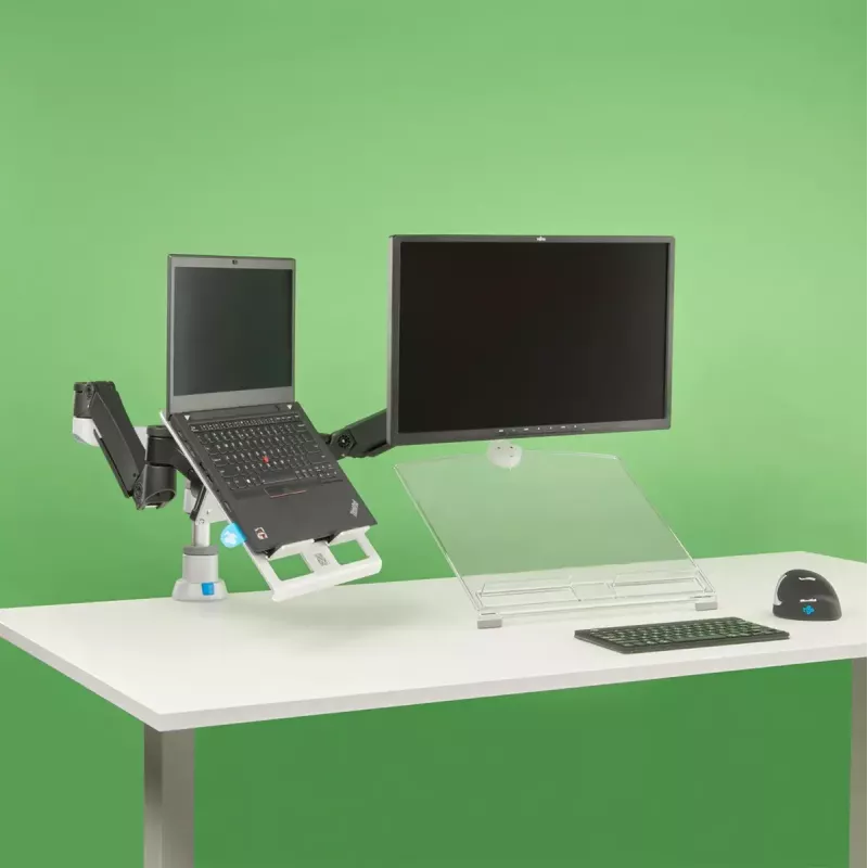 R-Go Tools Klēpjdatora turētājs R-Go Morelia, modulis Caparo un Zepher monitora rokai