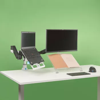 R-Go Tools R-Go Morelia dokumentu turētājs, modulis ar Caparo un Zepher monitora plecu