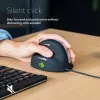R-Go Tools Ergonomic pele R-Go HE Break with break software, liela (rokas izmērs ≥ 185 mm), kreisā roka, vadu, melna