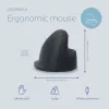 R-Go Tools Ergonomic pele R-Go HE Break with break software, liela (rokas izmērs ≥ 185 mm), kreisā roka, vadu, melna