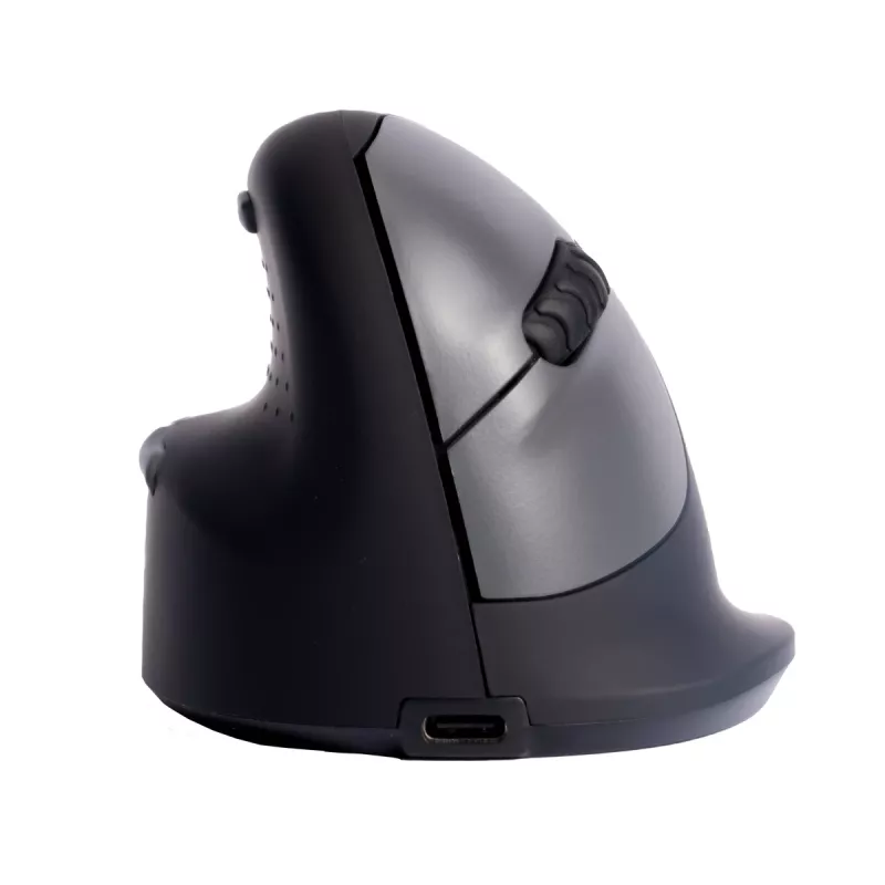 R-Go Tools Ergonomic pele R-Go HE Break ar pārtraukumu programmatūru, vidēja (rokas izmērs 165-185 mm), kreisās rokas, Bluetooth, melna