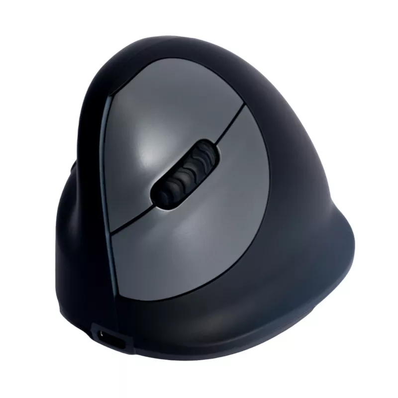 R-Go Tools Ergonomic pele R-Go HE Break ar pārtraukumu programmatūru, vidēja (rokas izmērs 165-185 mm), kreisās rokas, Bluetooth, melna