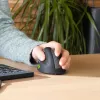 R-Go Tools Ergonomic pele R-Go HE Break ar pārtraukumu programmatūru, vidēja (rokas izmērs 165-185 mm), kreisās rokas, Bluetooth, melna