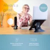 R-Go Tools klēpjdatora statīvs R-Go Riser Document, ergonomisks, salokāms un regulējams statīvs ar dokumentu turētāju, melns
