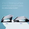 R-Go Tools dokumentu turētājs R-Go Read2Write, piemērots lasīšanai un rakstīšanai, ergonomisks, ar mīkstu putu plaukstas balstu, matēts akrils
