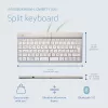 R-Go Tools ergonomiskā tastatūra R-Go Split Break ar paužu programmatūru, ergonomiska dalītā tastatūra, QWERTY (UK), Bluetooth, balta