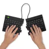 R-Go Tools ergonomiskā tastatūra R-Go Split Break ar pārtraukumu programmatūru, ergonomiska sadalīta tastatūra, QWERTY (UK), Bluetooth, melna