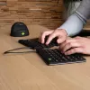 R-Go Tools ergonomiskā tastatūra R-Go Split Break ar pārtraukumu programmatūru, ergonomiska sadalīta tastatūra, QWERTY (UK), Bluetooth, melna