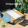 R-Go Tools dokumentu turētājs R-Go Read2Write, piemērots lasīšanai un rakstīšanai, ergonomisks, ar mīkstu putu plaukstas balstu, ozolkoks