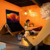 R-Go Tools Portatīvā datora soma R-Go Viva, pilngraudaina āda, ar integrētu klēpjdatora statīvu, plecu siksnu, 15,6 collas, brūna