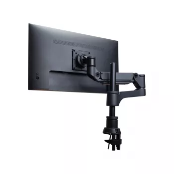 R-Go Tools Monitora statīvs R-Go Caparo Single, pilnībā regulējams ar gāzes atsperi, 3-9 kg kravnesība, 100% cirkulārs, melns