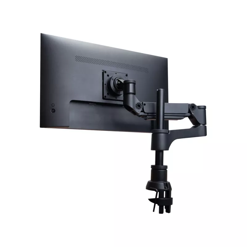 R-Go Tools Monitora statīvs R-Go Caparo Single, pilnībā regulējams ar gāzes atsperi, 3-9 kg kravnesība, 100% cirkulārs, melns