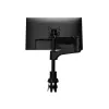 R-Go Tools Monitora statīvs R-Go Caparo Single, pilnībā regulējams ar gāzes atsperi, 3-9 kg kravnesība, 100% cirkulārs, melns