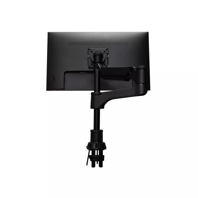 R-Go Tools Monitora statīvs R-Go Caparo Single, pilnībā regulējams ar gāzes atsperi, 3-9 kg kravnesība, 100% cirkulārs, melns