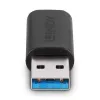 Lindy USB 3.2 Type A uz C adapteris, USB 3.2 Type A, USB 3.2 Type C, melns