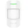 Ajax MotionProtect pasīvais infrasarkanais sensors PIR bezvadu, piestiprināms pie sienas, balts