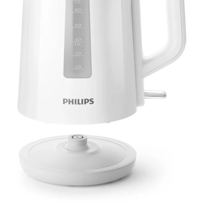Elektriskā tējkanna Philips HD9318/70 — 1,7 L, 2200 W, balta