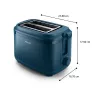 Philips 3000 sērija HD2511/70 tosteris 8 2 šķēles 830 W zils