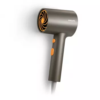Matu žāvētājs Philips 3000 series BHD321/00 — 1600 W, 2 siltuma līmeņi, 2 ātrumi, jonizācija, 350 g, pelēks