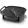 Philips Airfryer piederums HD9959/00 Grila komplekts XXL, Grila apakšdaļa un iesmi, Philips, HD9285, HD963X, HD965X, HD975X, HD976X, HD986X, HD987X, Alumīnijs, Metāls, 213 mm