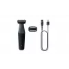 Ķermeņa trimmeris Philips BODYGROOM Series 3000 BG3017/01 ūdensizturīgs, melns, pelēks