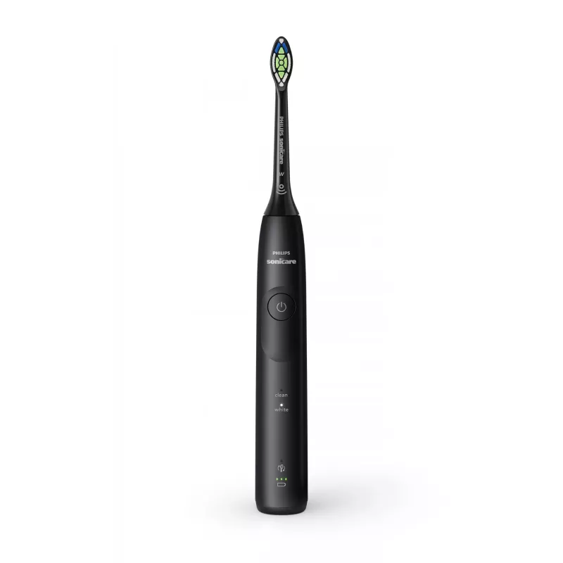 Sonic zobu birste Philips 5500 HX7111/01 — 62 000 kust./min, 2 režīmi, spiediena sensors, uzlādējama, melna